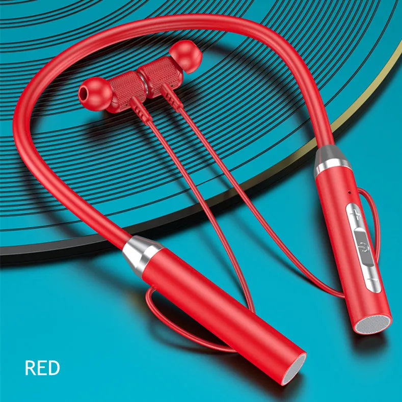 Wireless Bluetooth Earphones Bluetooth 5.0 TWS Neckband Sports Running Headset IPX7 Waterproof Earbuds Noise Reduction Headphone