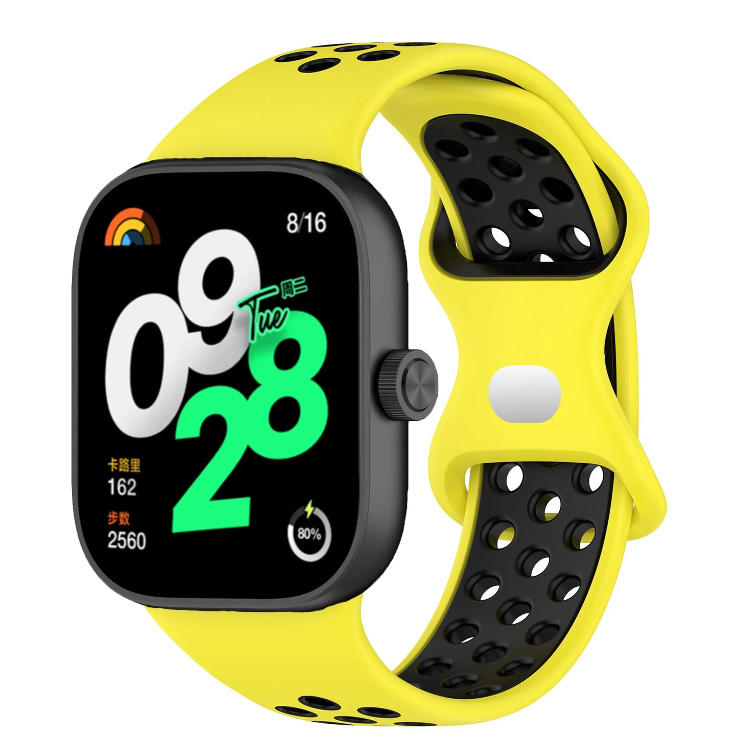 Sports Silicone Strap for Redmi Watch 5/4 Smartwatch Comfortable Breathable Wristband for Xiaomi Band 9/8 Pro Accessories Correa