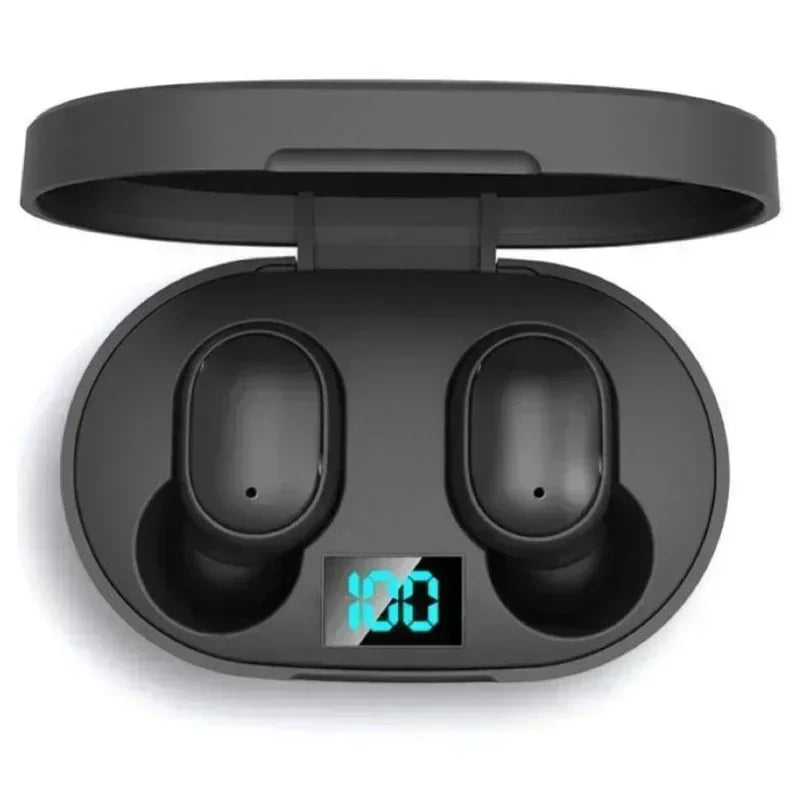 E6S TWS Bluetooth Earphones Wireless Bluetooth Headset Noise Cancelling Headsets with Microphone Headphones for Xiaomi Huawei