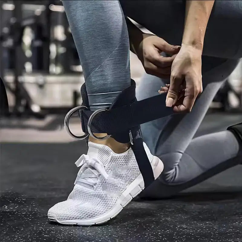 New Ankle Straps for Cable Machines Kickbacks-Adjustable Comfort Ankle Cable Attachments for Gym Ankle Leg Extensions