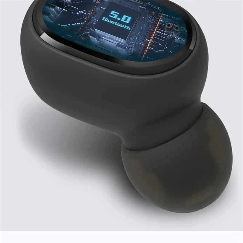 Digital Display Wireless Bluetooth Earphone Sports Running Stereo Bluetooth Earbuds For iPhone Xiaomi Huawei Samsung Headphones