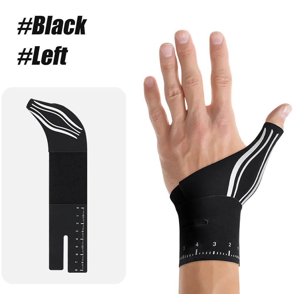 1PCS 2-in-1 Ultra-Thin Thumb & Wrist Brace - Adjustable Compression for Carpal Tunnel, Trigger Thumb, Tendonitis & Ulnar Support