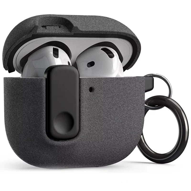 Safety Lock Buckle Shockproof Case For AirPods 3 4 Wireless Earphones Protective Case For AirPods Pro 2 1 Headphones Accessories