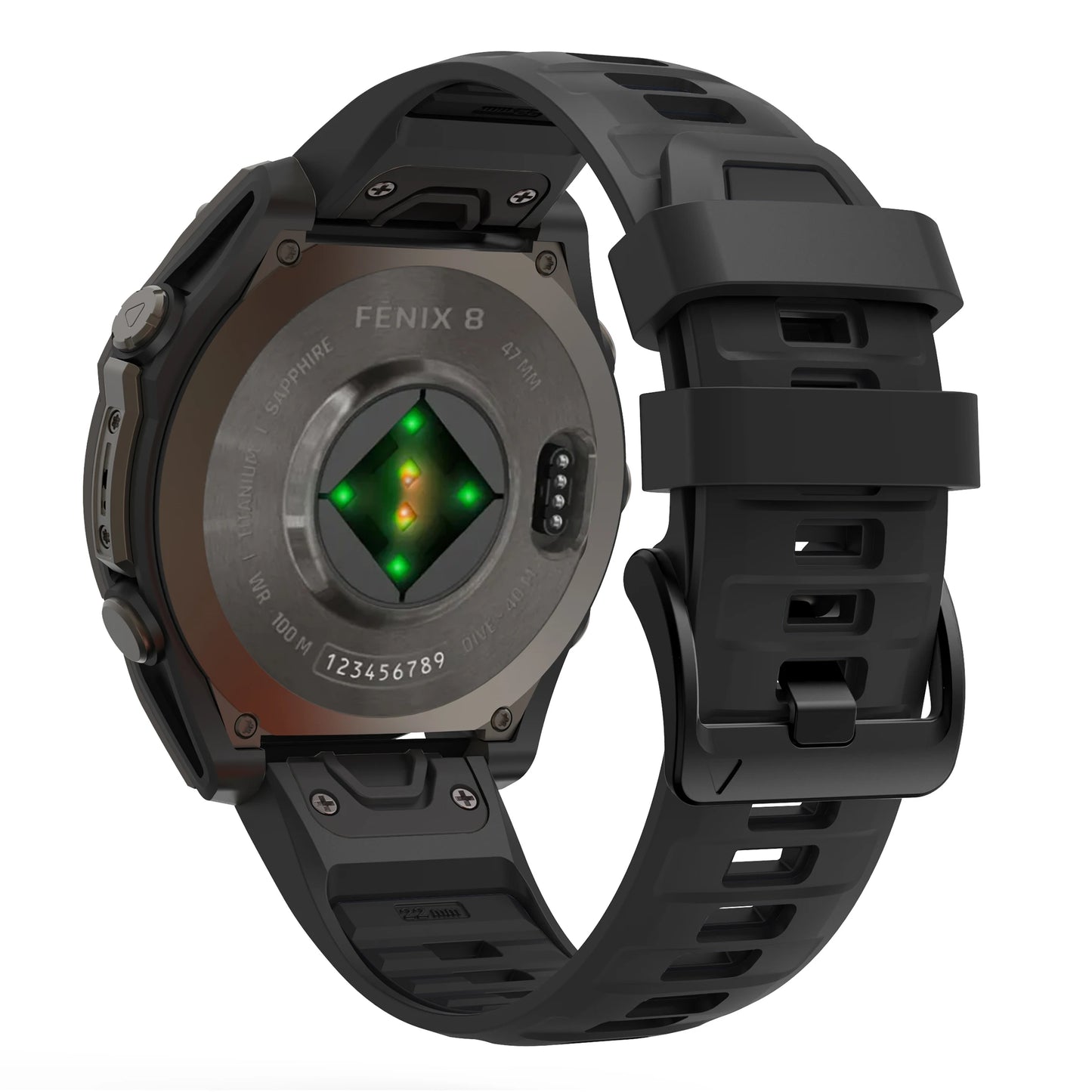 New 20/22/26mm sport Band for Garmin Fenix 8 7X 7 7Pro 7S 6X 6 6S 5X 5S Plus Enduro 2 Forerunner 955 Silicone Quick Fit Strap