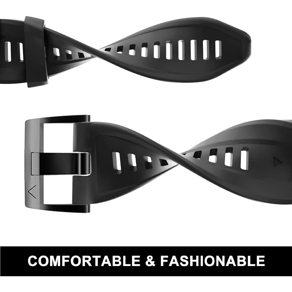 QuickFit 26 22mm Silicone Sport Watch Band for Garmin Fenix 7 7X PRO 6 6X GPS 5 5X Plus 3 HR Epix Pro instinct 2X Strap Bracelet