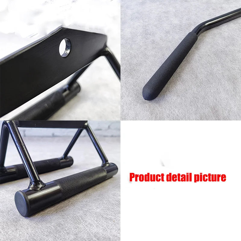 LAT Pull Down Handle V-Shaped Rotating Bar Pulley Cable Rowing Machine Accessories Fitness Weight Lifting Workout