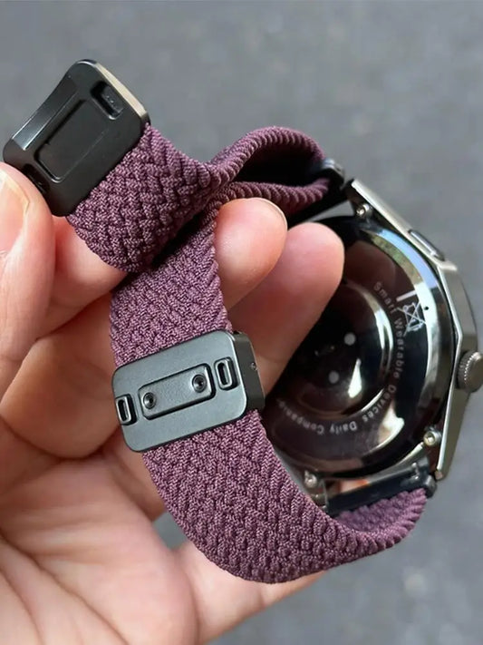Magnetic Braiede Nylon Loop Band for HUAWEI watch GT 6 pro 46mm elastic Accessories Bracelet correa gt6 gt5 22mm watch straps