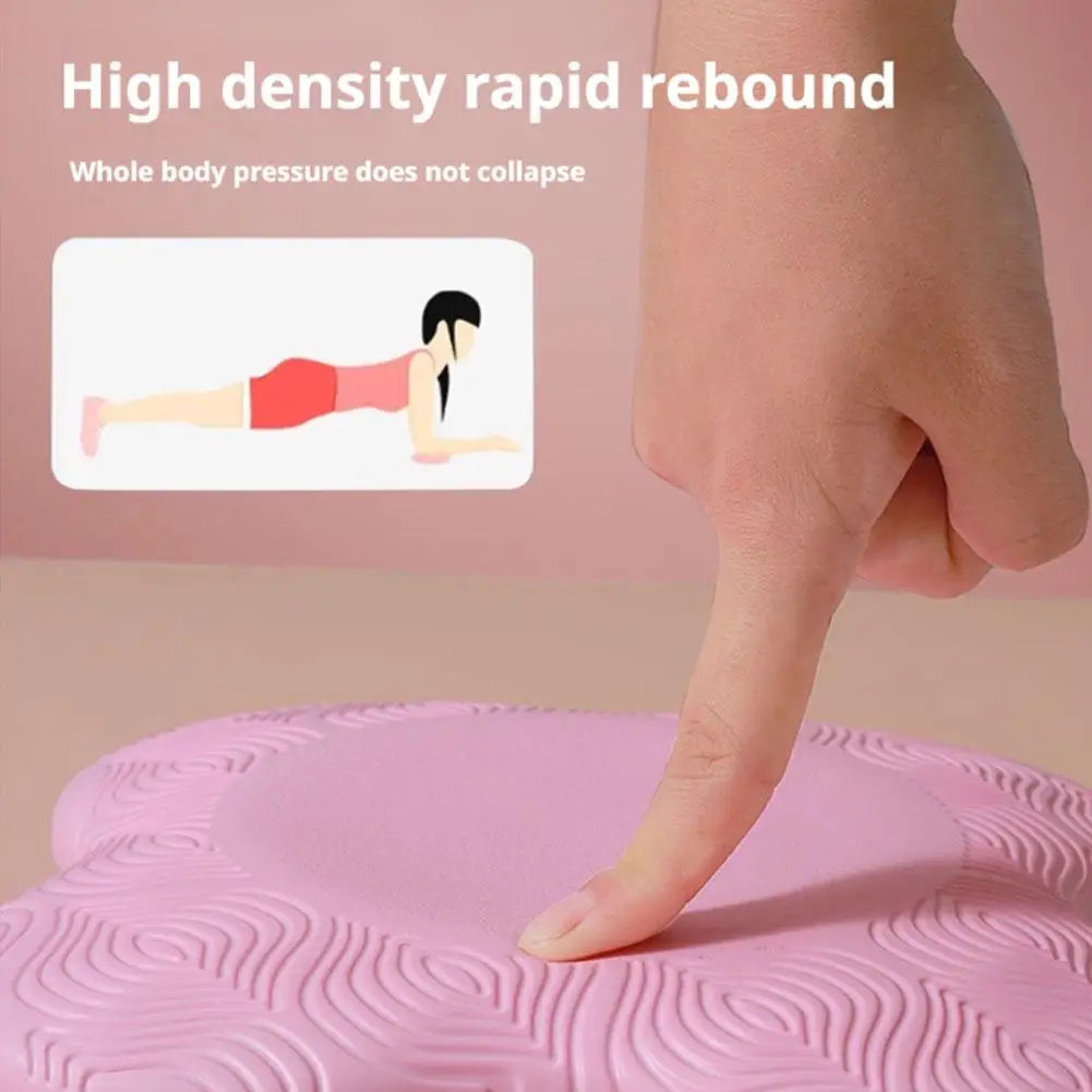 Portable Yoga Kneeling Cushion Thickened Flat Support Mat Knee Pad Portable Elbow Pad Yoga Mat Sports Fitness Pad