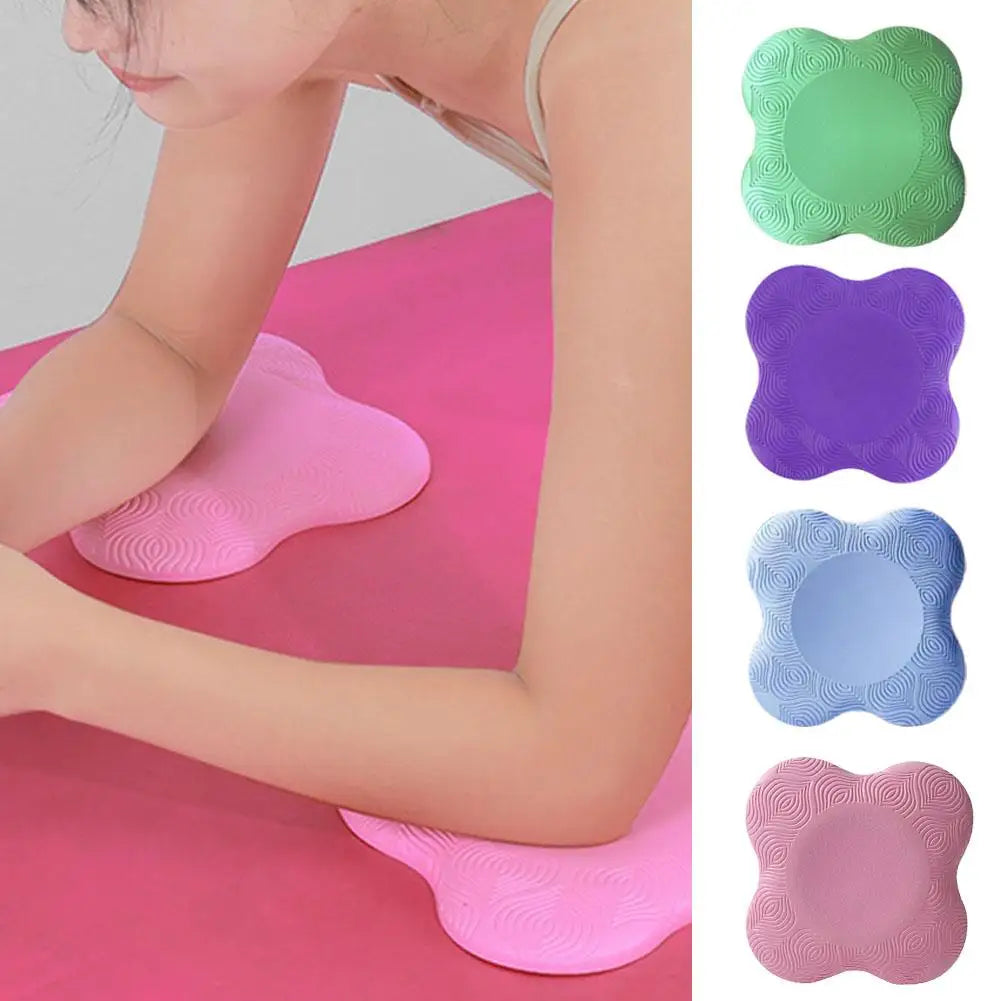 Portable Yoga Kneeling Cushion Thickened Flat Support Mat Knee Pad Portable Elbow Pad Yoga Mat Sports Fitness Pad