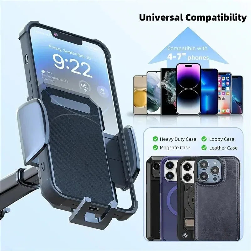 NEW 360° Rotation Car Phone Holder Sucker Mount Cellphone Stand Stable Suction Cup Support in Car Universal Mobilephone Bracket