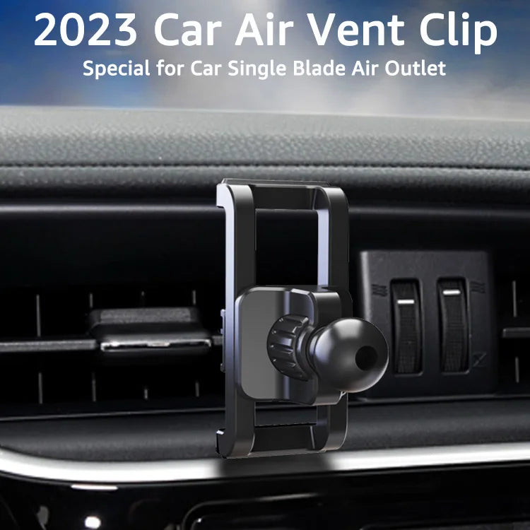 Car Air Vent Clip Upgrade 17mm Ball Head for Car Air Outlet Mobile Phone Holder Stand Car Air Vent Cellphone Mount Accessories