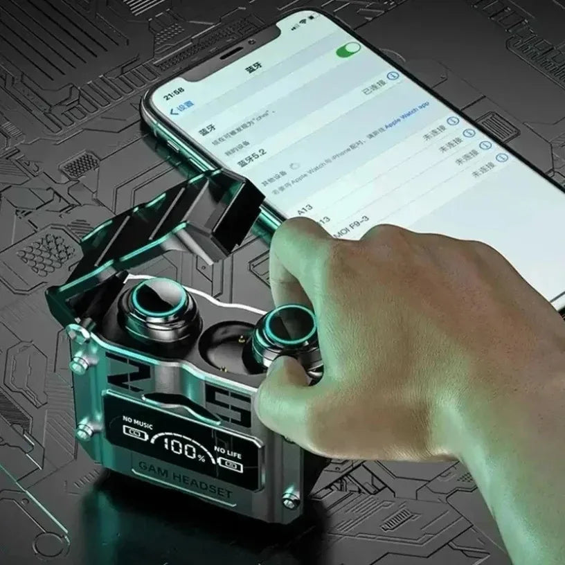 M25 Bluetooth 5.3 Earphones Noise Canceling Earbuds Wireless Headphones HD Call Stereo Sports Headsets With Mic