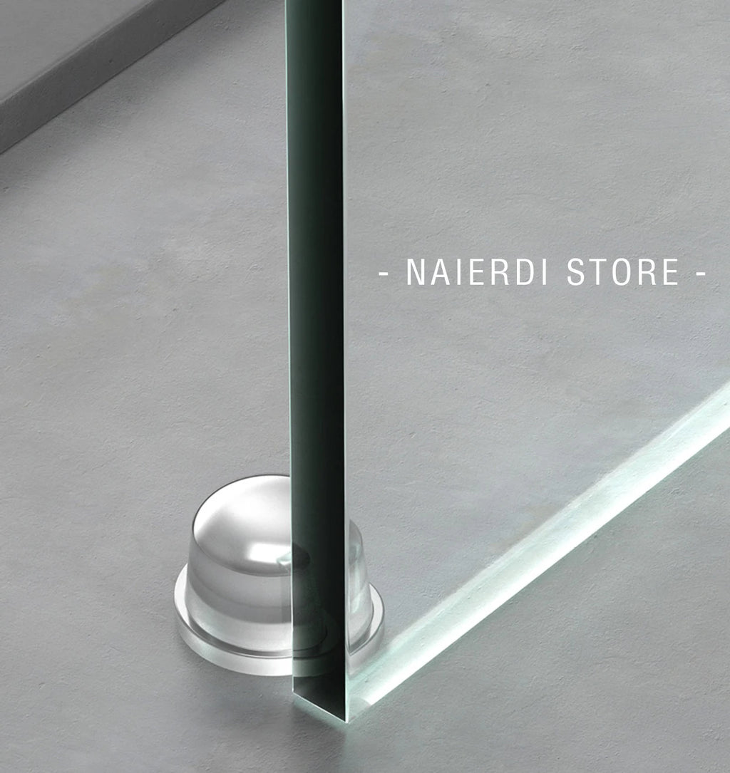 NAIERDI Wall Protector Silicone Door Stopper Self-Adhesive Nail-Free Door Stops Anti-Collision Door Holder Hardware