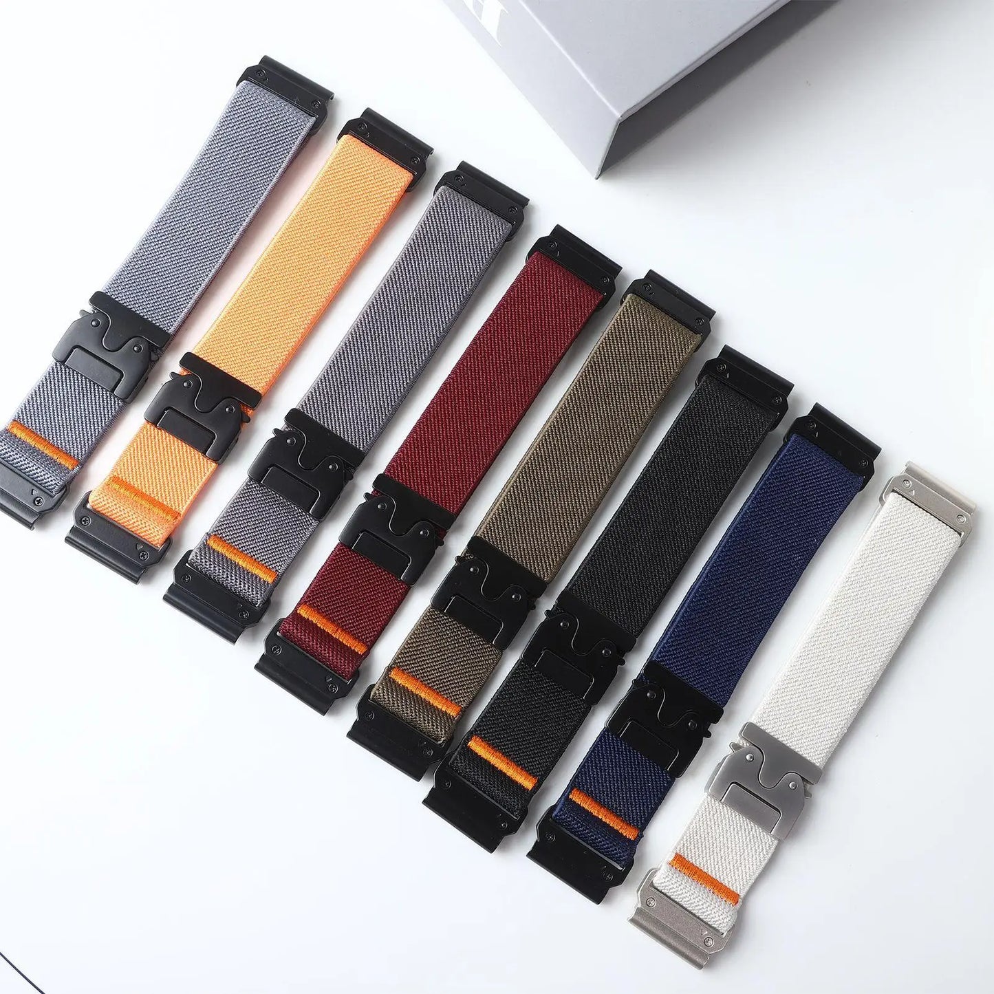 Quick Fit Strap for Garmin Fenix 6X 8 7 Pro 7S 6 5X 5Plus Venu 3 Tactix 7 26mm Parachute Nylon bracelet correa Fenix 8 band 22mm