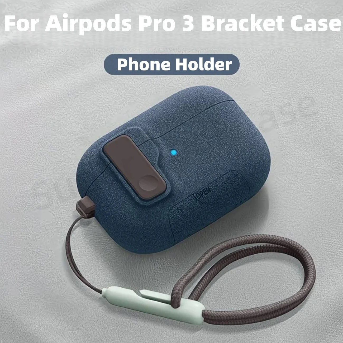 for AirPods Pro 3 Case with Phone Holder For AirPods Pro 3 Case Automatic Magnetic Lock with Cleaning Kit Case for AirPods Pro 3