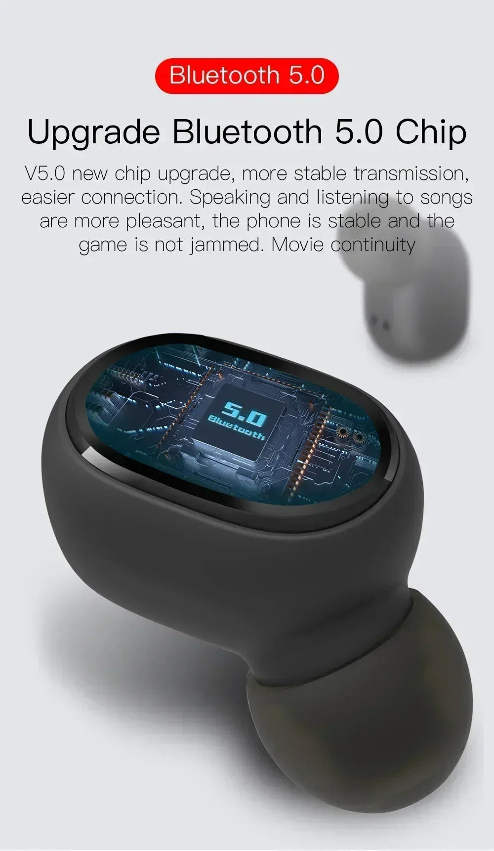 TWS E6S Bluetooth Earphones Wireless bluetooth headset Noise Cancelling Headsets With Microphone Headphones