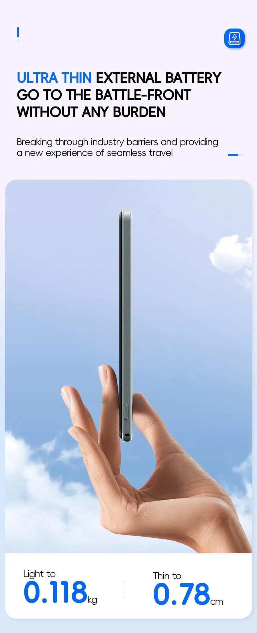 5000mAh/10000mah Fast Power Bank for MagSafe Magnetic Wireless External Battery [ CCC Certified] Color Display screen Powerbank