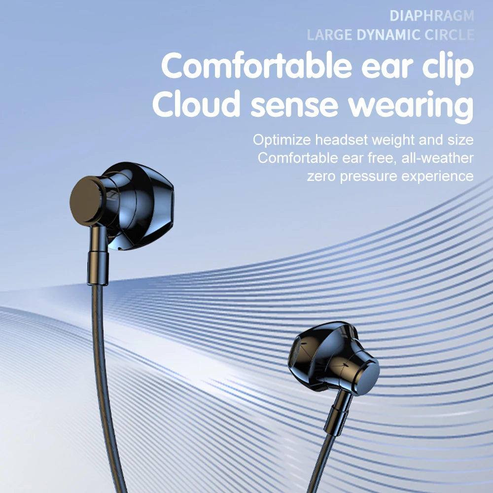 Wireless Bluetooth 5.4 Headset with LED Display HiFi Sound Quality Sports And Gaming Earbuds