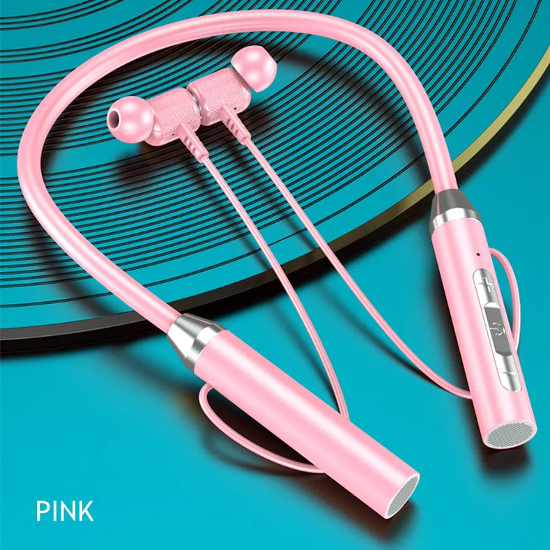 Wireless Bluetooth Earphones Bluetooth 5.0 TWS Neckband Sports Running Headset IPX7 Waterproof Earbuds Noise Reduction Headphone