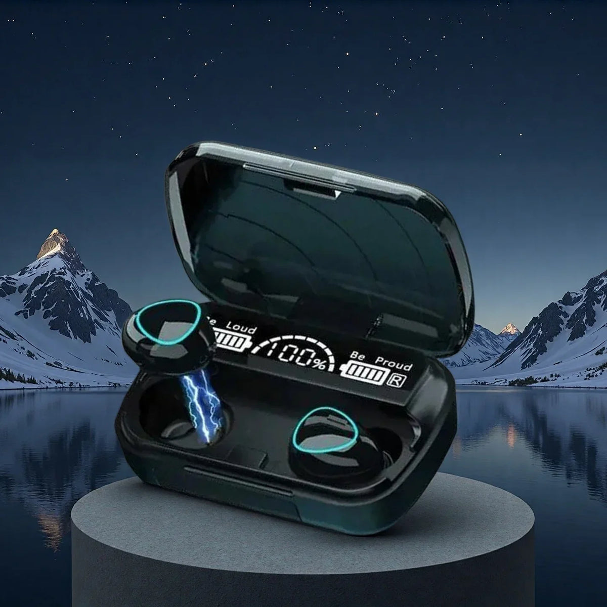 New TWS Bluetooth Earphones Handfree LED Dispay Headphones Bluetooth HiFi Stereo Music Wireless Earbuds for all smartphones