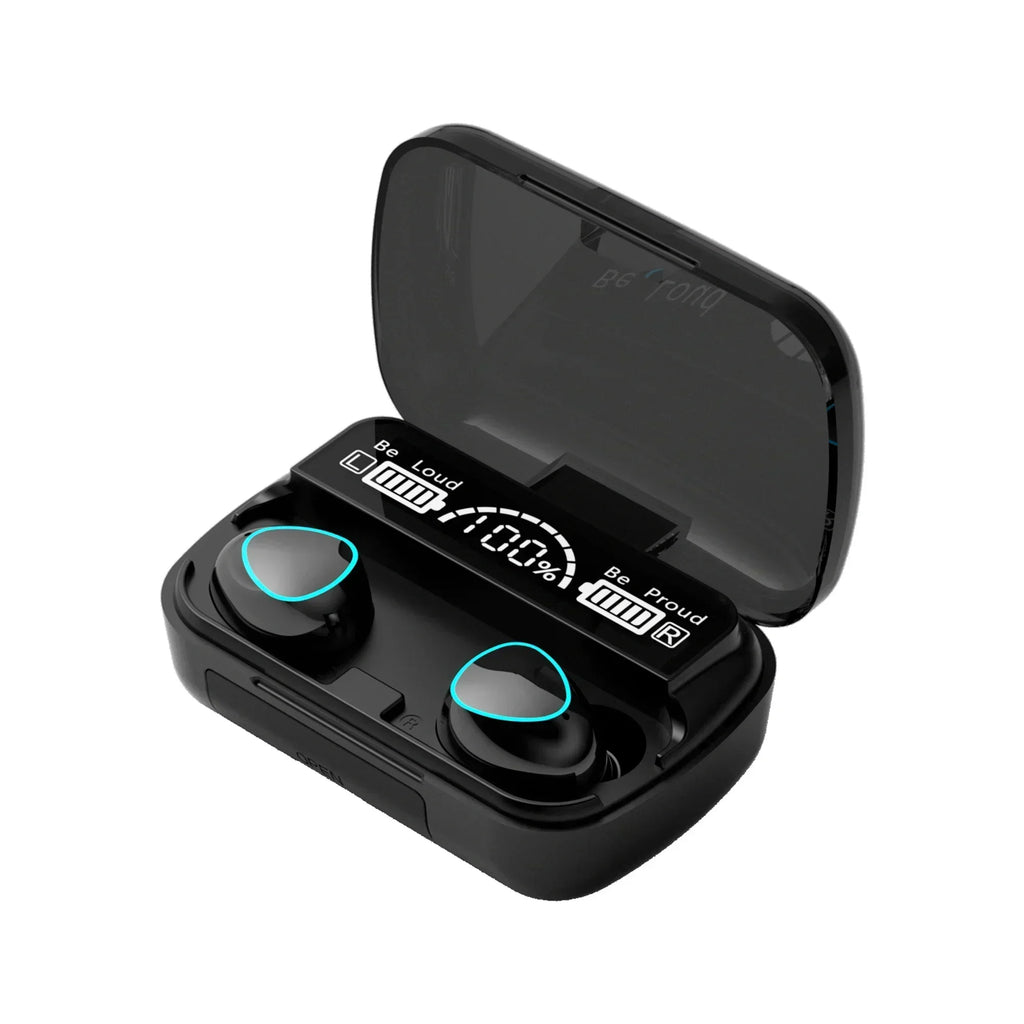 Original M10 Wireless Noise Canceling Headphones - Bluetooth Earpods with Mic, Stereo Sound & Gamer Speaker for Sports