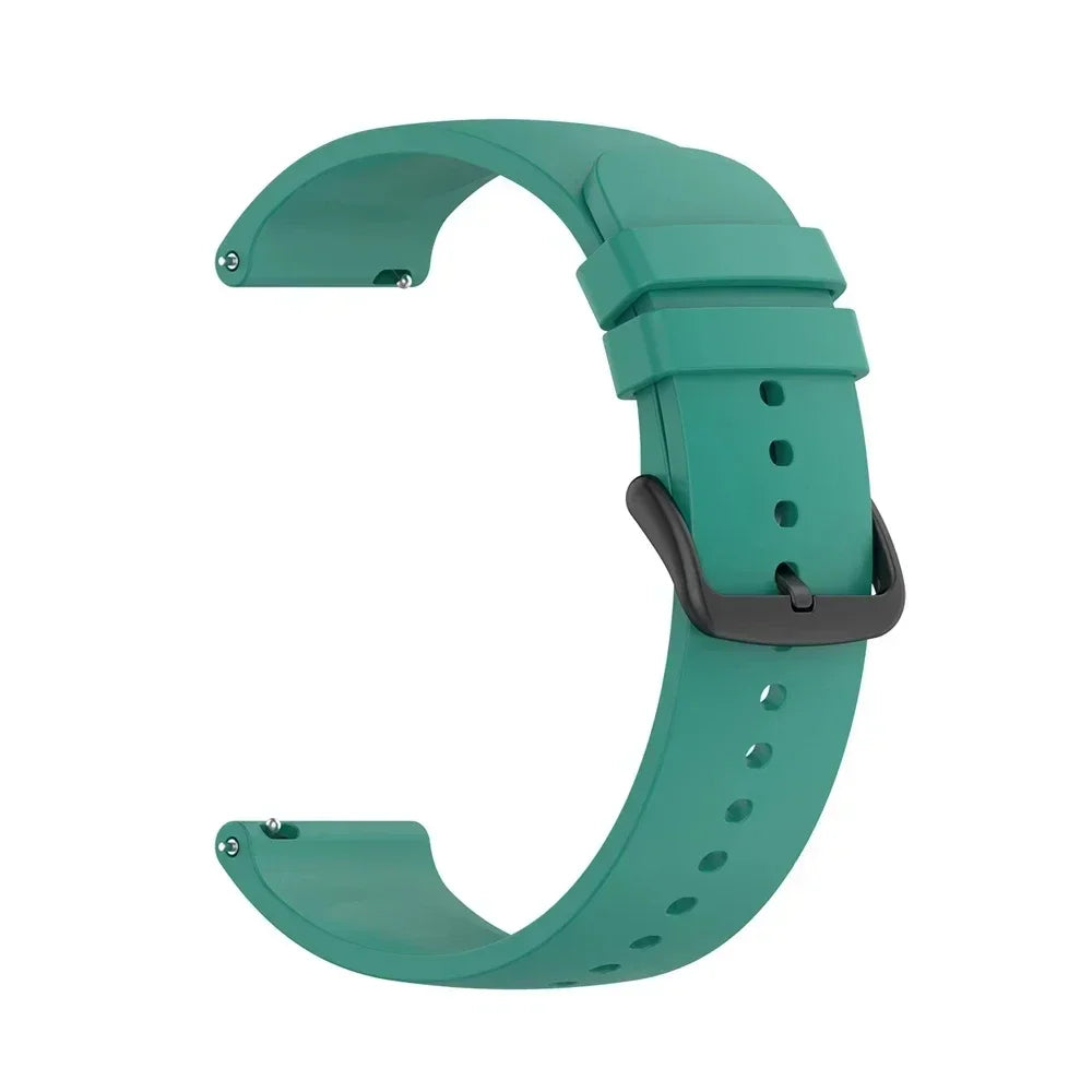Sport 20 22mm Silicone Strap For Garmin Venu 4 45mm/Forerunner 165 265 570 Bands For Garmin Vivoactive 6 5 4/Venu 3 Sq2 Bracelet