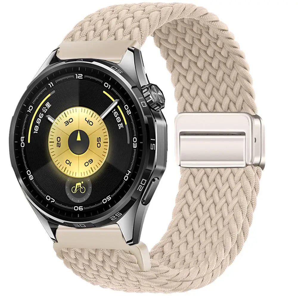 Magnetic Braiede Nylon Loop Band for HUAWEI watch GT 6 pro 46mm elastic Accessories Bracelet correa gt6 gt5 22mm watch straps