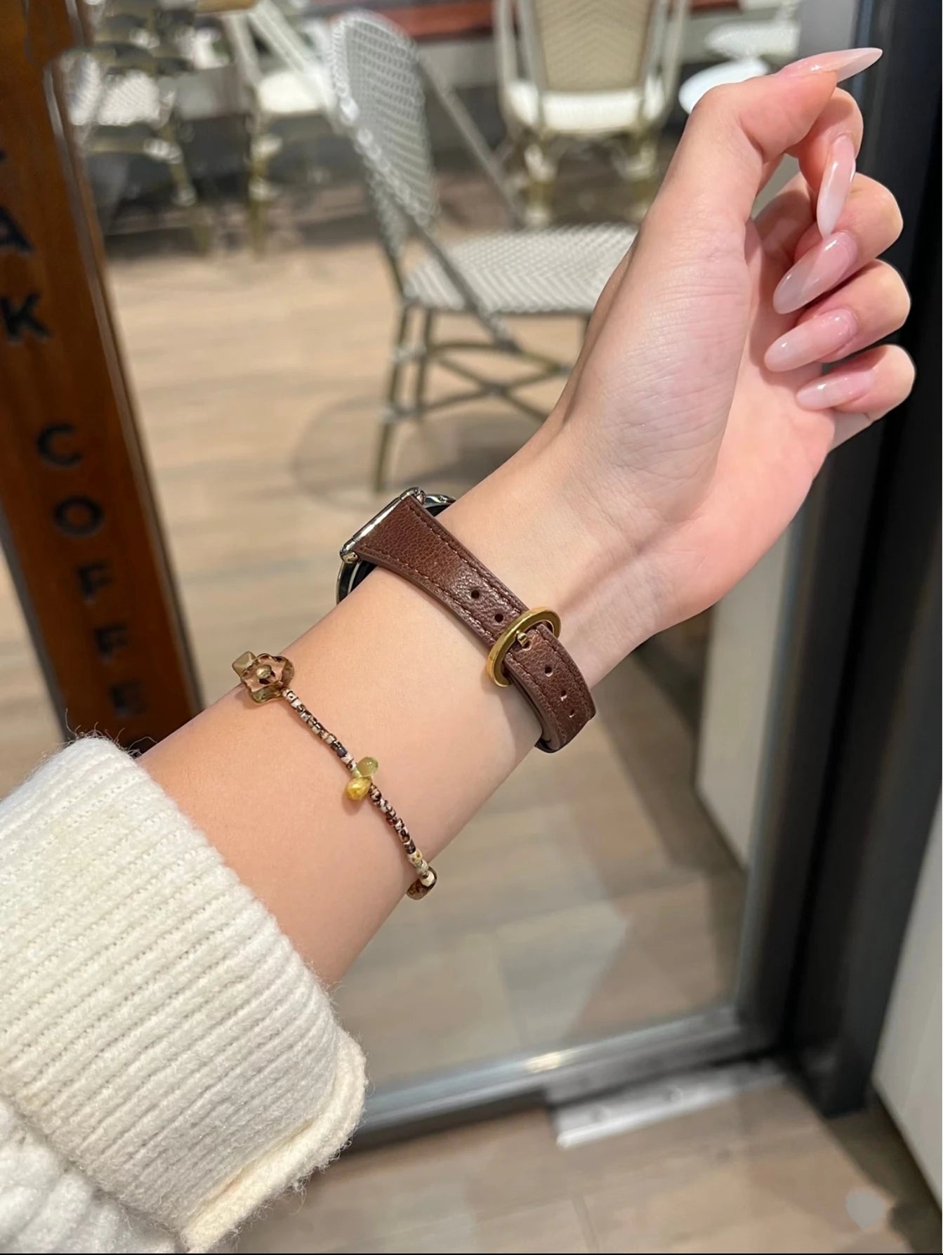 for Redmi watch5/4 strap, leather loop wristband, for Xiaomi smart sports watch strap