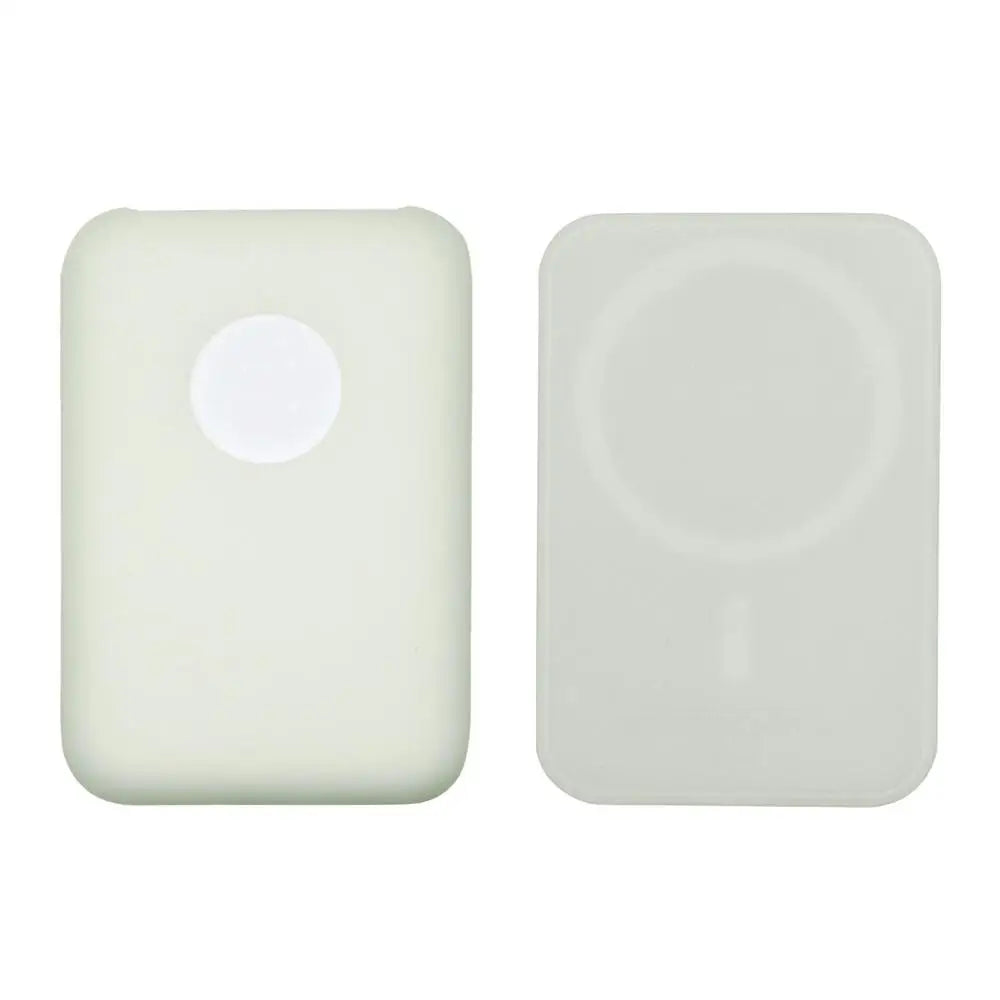 Power Bank Case For IPhone 12 Battery Pack Silicone Cover Anti-Scratch Skin Sleeve Battery Storage Bag Shockproof Protective Box