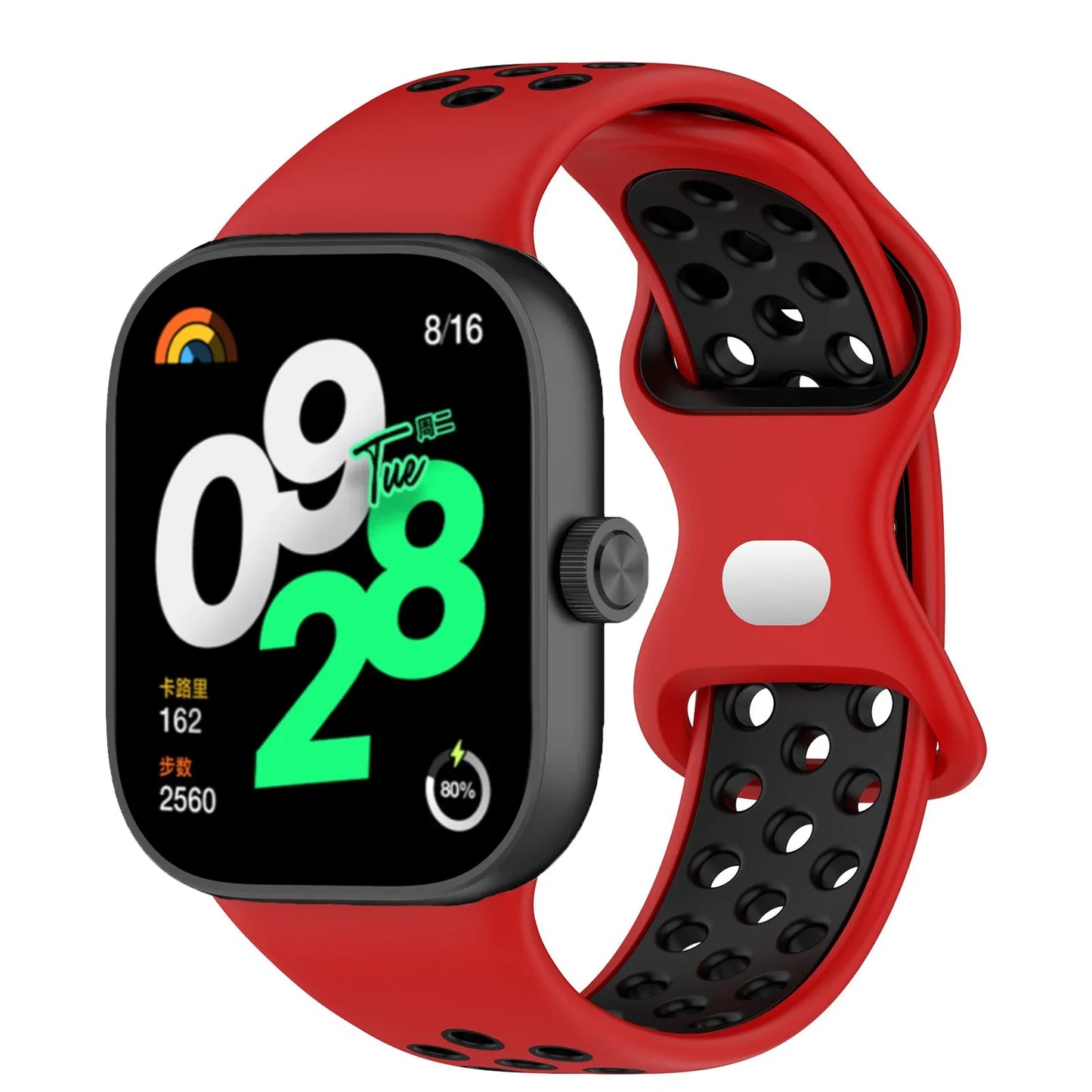 Sports Silicone Strap for Redmi Watch 5/4 Smartwatch Comfortable Breathable Wristband for Xiaomi Band 9/8 Pro Accessories Correa