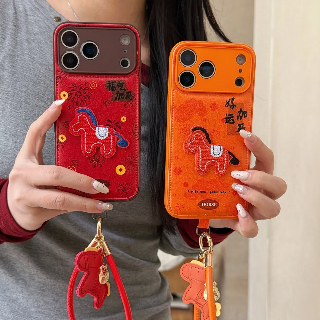 Fashion Creative China New Year Themed style Luck Phone Case For IPhone 17 Air 16 15 14 13 Pro Max X XR 14 Plus Protection Cover
