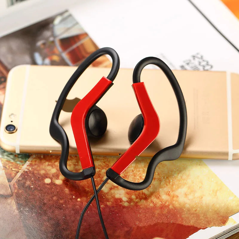 Ear Hook 13MM Sport Running Bass Headphones Ears Painless Earphone Control HiFi for iPhone /Xiaomi IOS Android Smart Phones