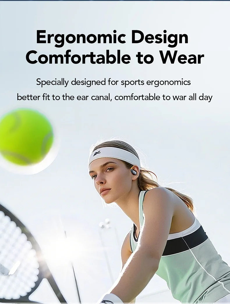 HTC NE27 Bluetooth Earphone AI Translation Earbuds OWS Sport Headphone Touch Screen Ultra Long Battery Life Wireless Headphone