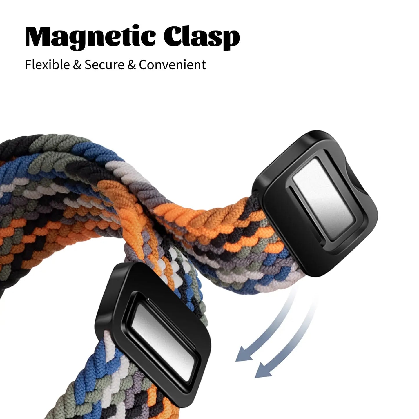 Magnetic Braiede Nylon Loop Band for HUAWEI watch GT 6 pro 46mm elastic Accessories Bracelet correa gt6 gt5 22mm watch straps