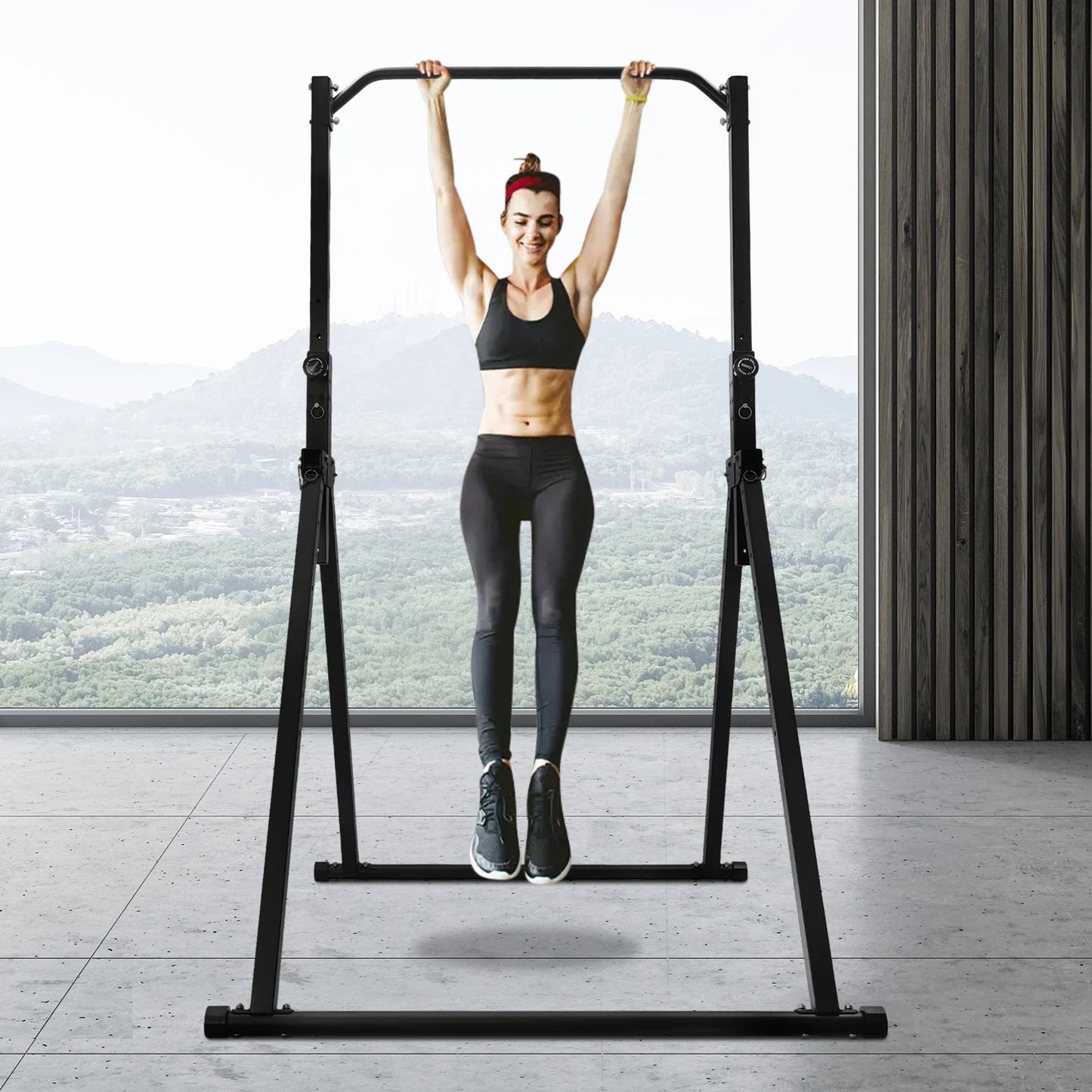 Pull Up Bar 440LBS Capacity Multi-Function Power Tower Push Up Workout Abdominal Exercise for Strength Training Home Gym