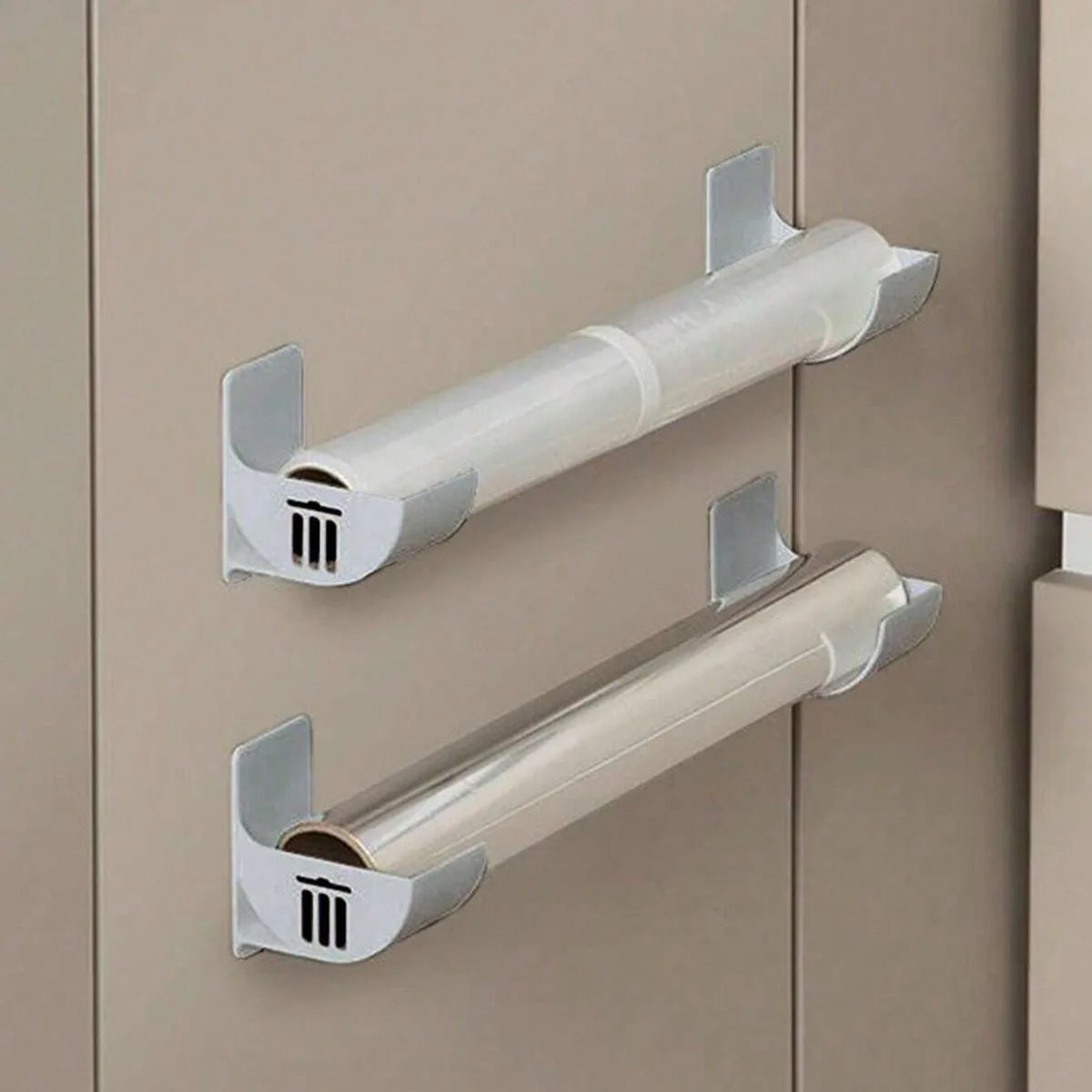 4-pack Punch-free Storage Rack Kitchen Plastic Wrap Garbage Bag Cabinet Storage Rack Refrigerator Side Storage Rack