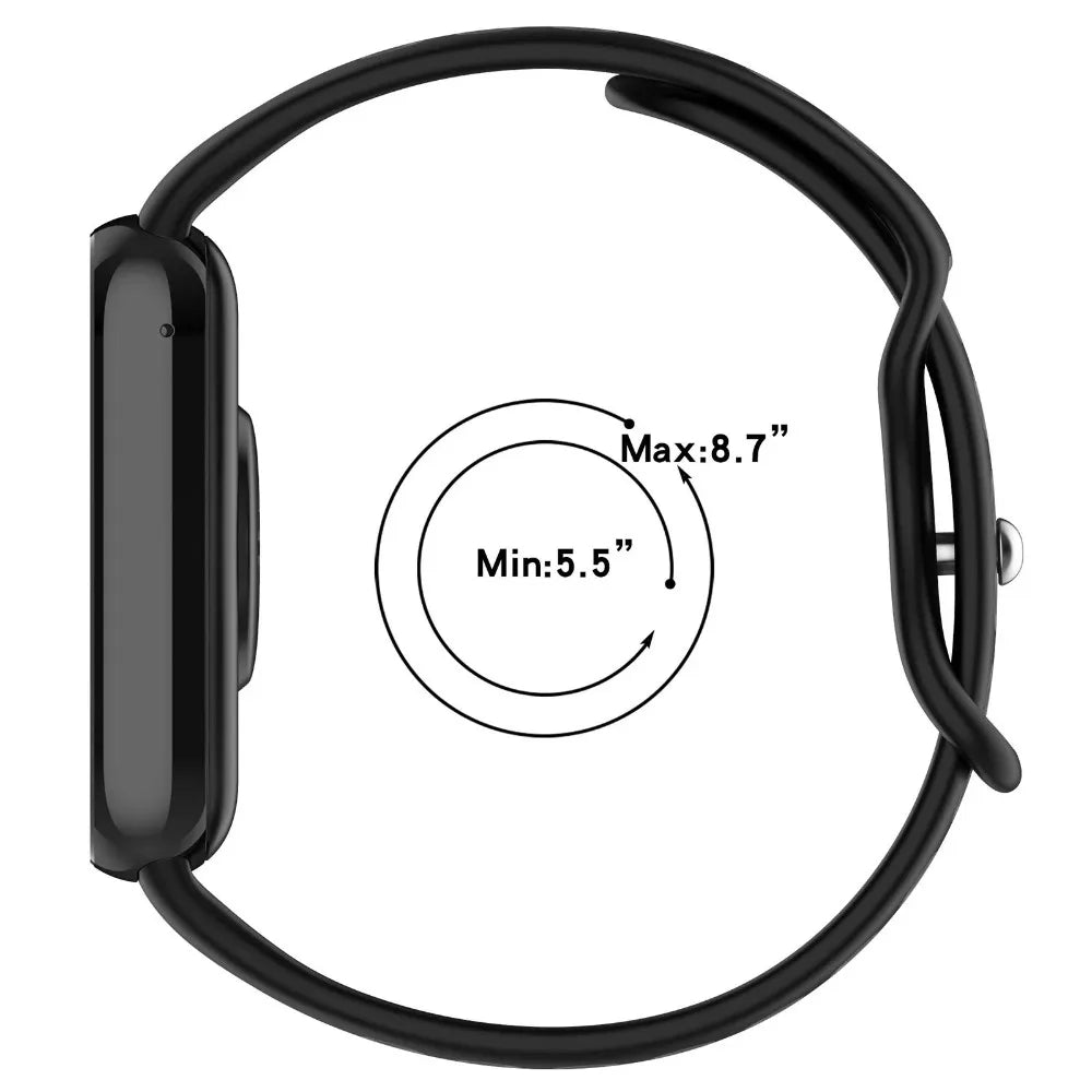 Sports Silicone Strap for Redmi Watch 5/4 Smartwatch Comfortable Breathable Wristband for Xiaomi Band 9/8 Pro Accessories Correa