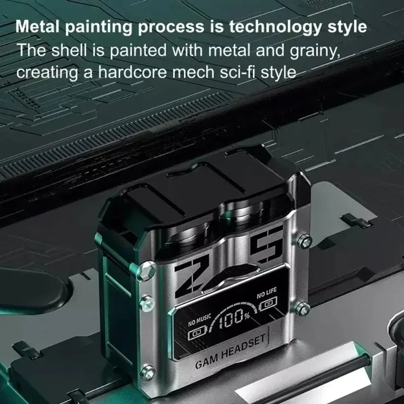 M25 Bluetooth 5.3 Earphones Noise Canceling Earbuds Wireless Headphones HD Call Stereo Sports Headsets With Mic