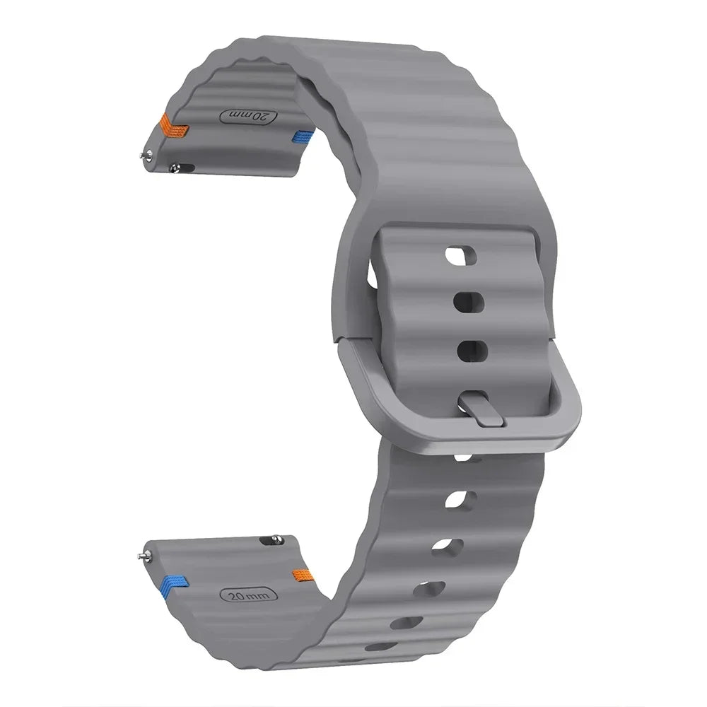 22mm Band For Garmin Forerunner 570 47mm 265 255 M Watch Strap For Garmin Venu 3/Vivoactive 4 Silicone Sport Breathable Bracelet