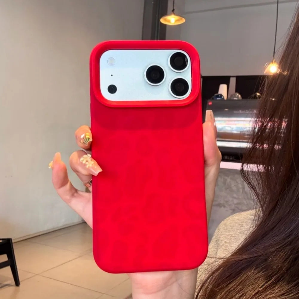 Luxury Leopard Print Phone Case for IPhone 17 Pro 13 11 12 14 15 16 17 Pro Max Plus Anti-drop Protection Silicone Soft Cover