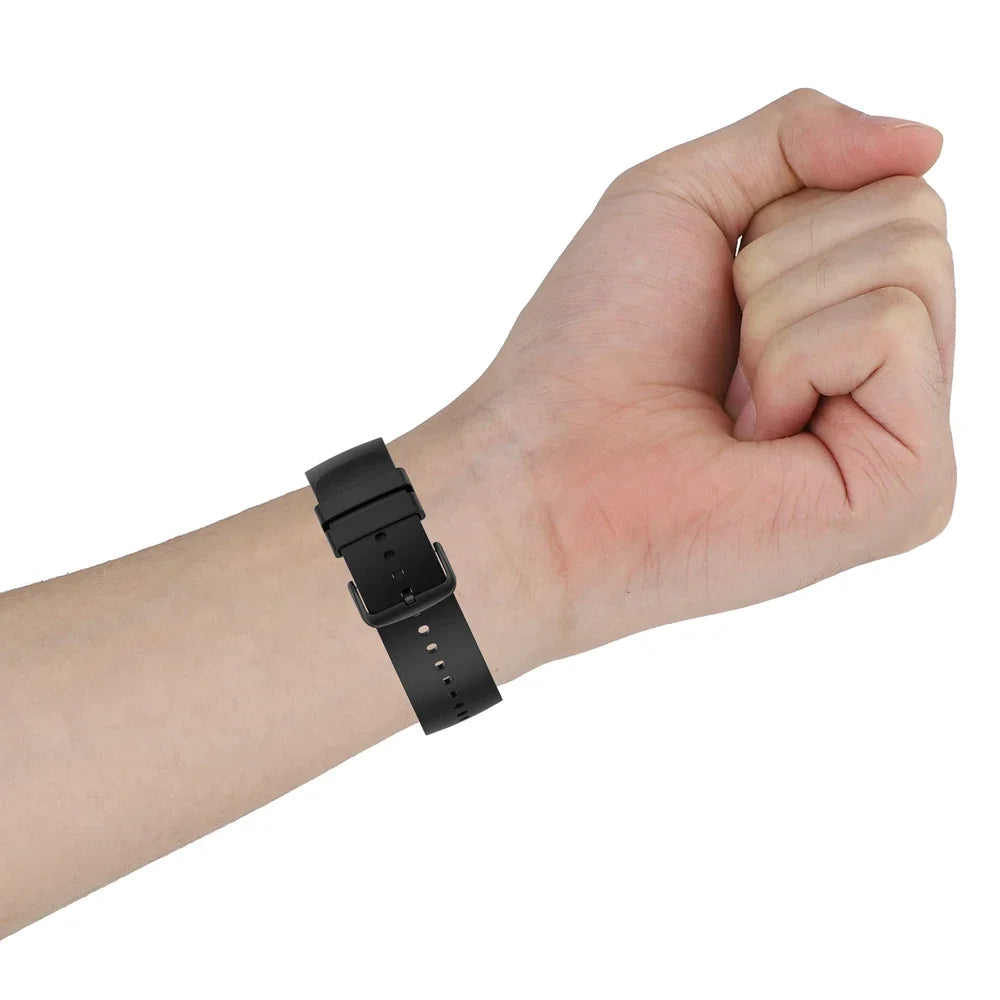 Sport 20 22mm Silicone Strap For Garmin Venu 4 45mm/Forerunner 165 265 570 Bands For Garmin Vivoactive 6 5 4/Venu 3 Sq2 Bracelet