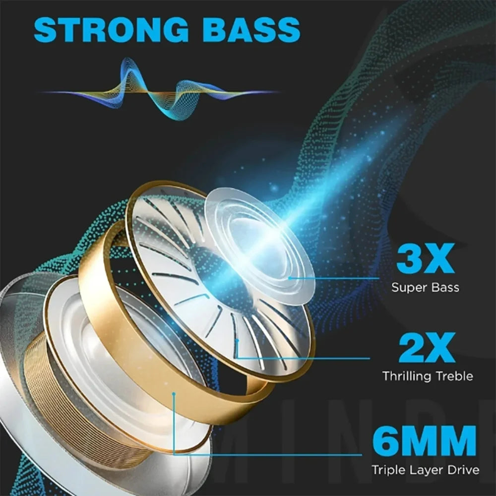 9D Stereo F9 Sport Bluetooth Headphones High Bass Earphones Handfree Touch Control Tws Wireless Earbuds Waterproof Headset