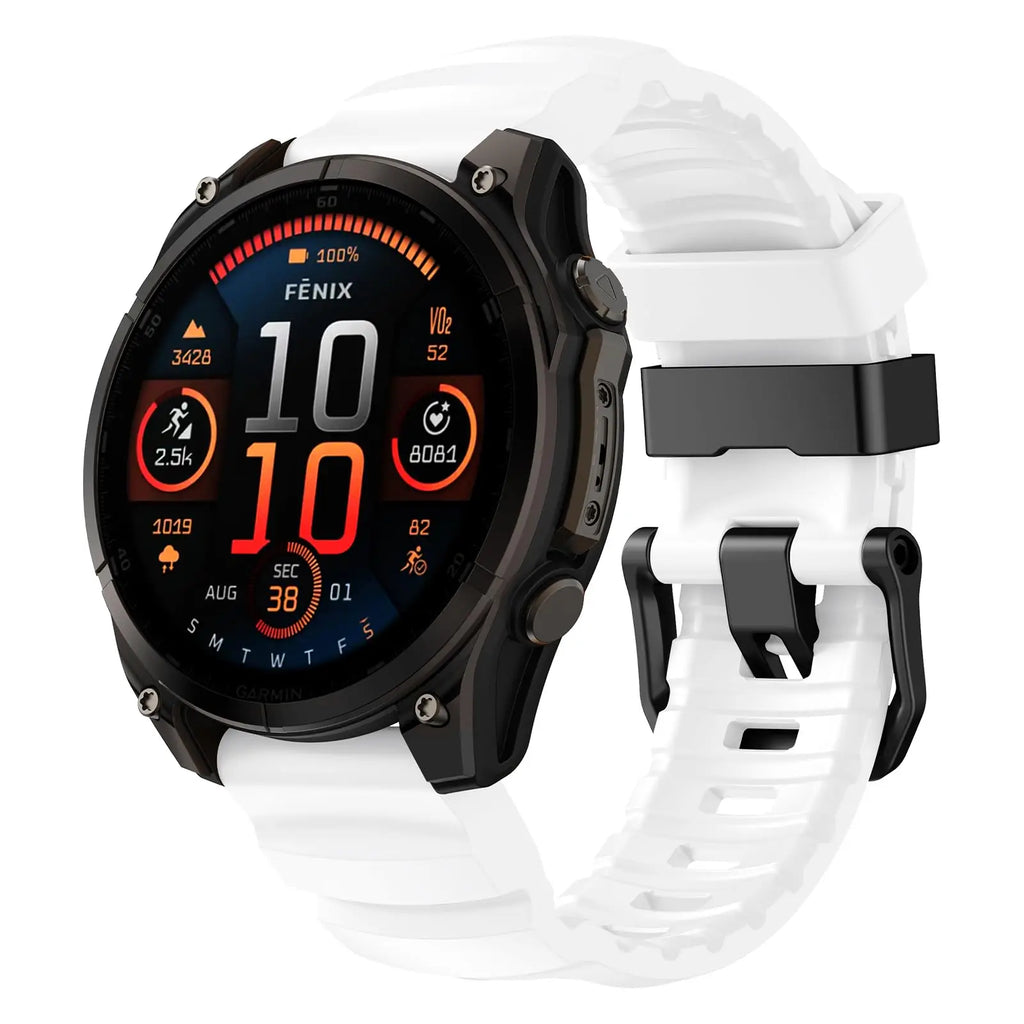 26mm 22mm Quick Fit Strap for Garmin Fenix 8 7X 7 Pro Fenix 6X 6 5X 5Plus Tactix 7 silicone belt bracelet Fenix 8 51mm 47mm band