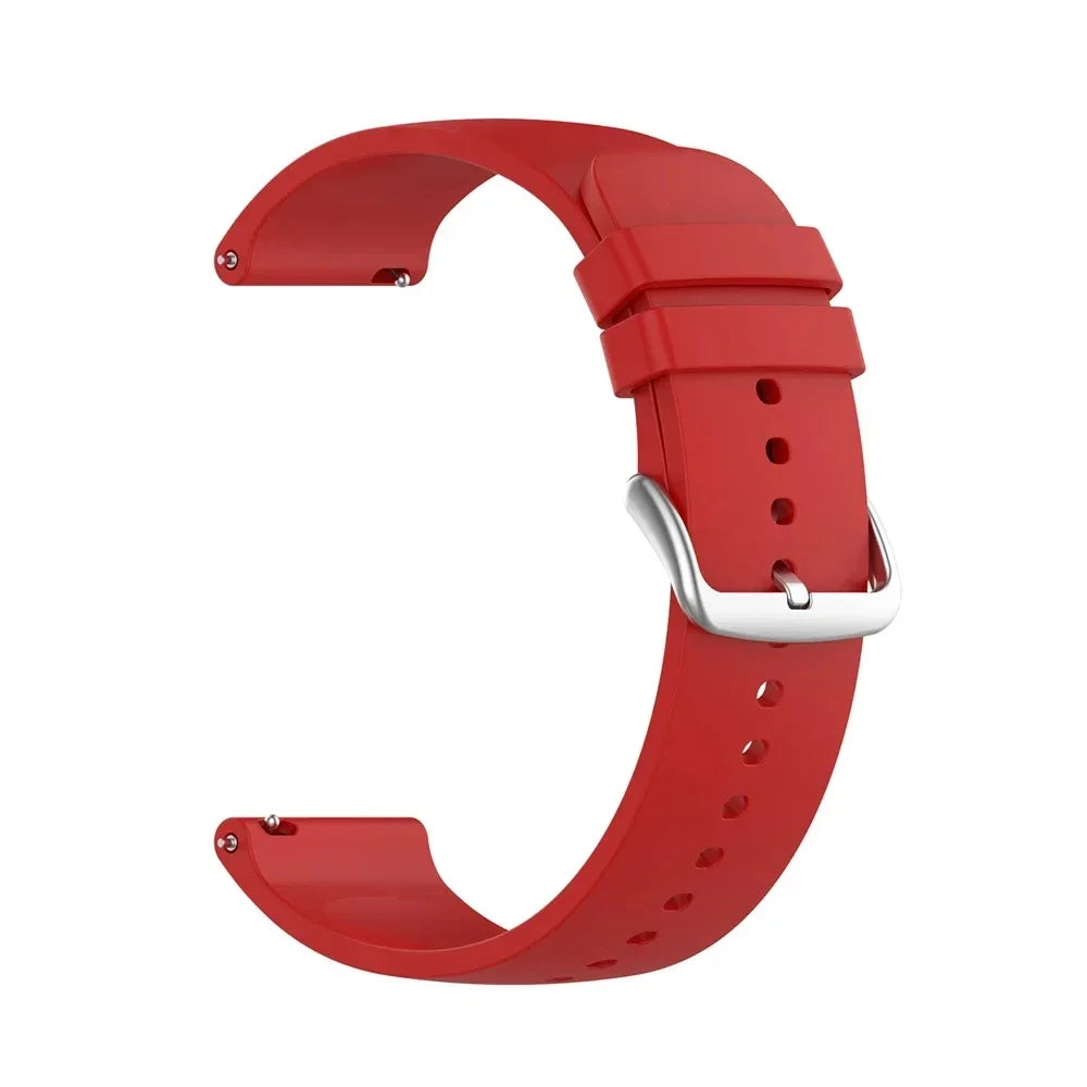 Sport 20 22mm Silicone Strap For Garmin Venu 4 45mm/Forerunner 165 265 570 Bands For Garmin Vivoactive 6 5 4/Venu 3 Sq2 Bracelet