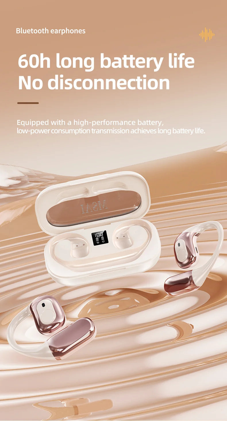 MSAI 138 Languages Wireless Translator Earbuds Multilingual Translate Bluetooth AI Headphones Tow Way Real Time Translation