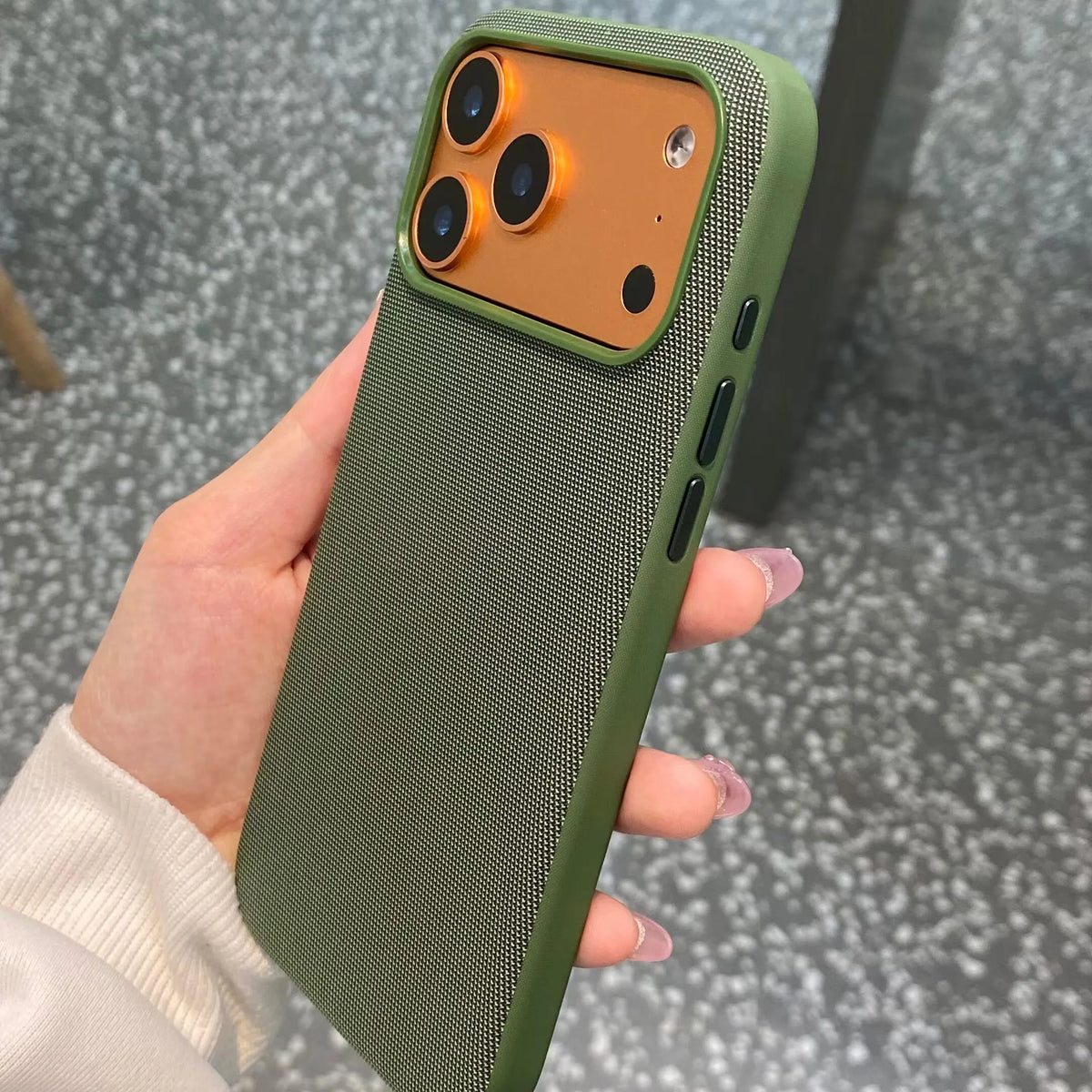 Luxury Tech Woven Magnetic Wireless Charge Phone Case for iPhone 17 Air 16 15 14 13 Pro Max For Magsafe TechWoven Texture Cover