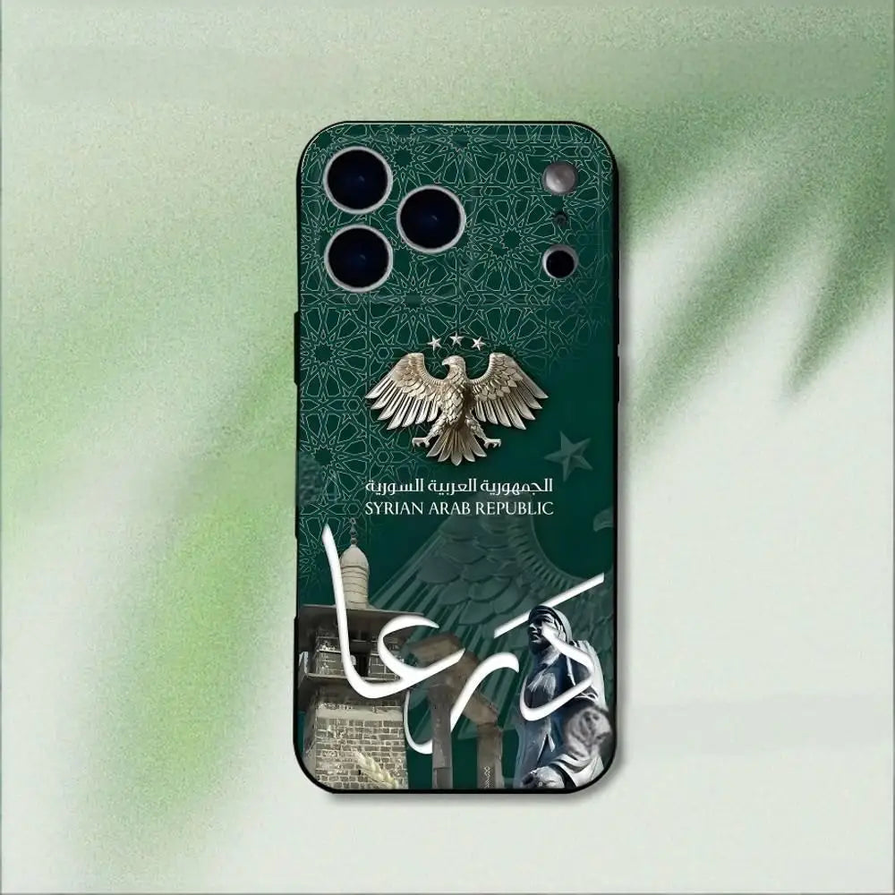 Syrian Arab Republic Syria Phone Case For iPhone 17 16 15 11 12 14 13 Pro Max Mini XS XR 7 Plus 16E Air Shockproof Soft Cover