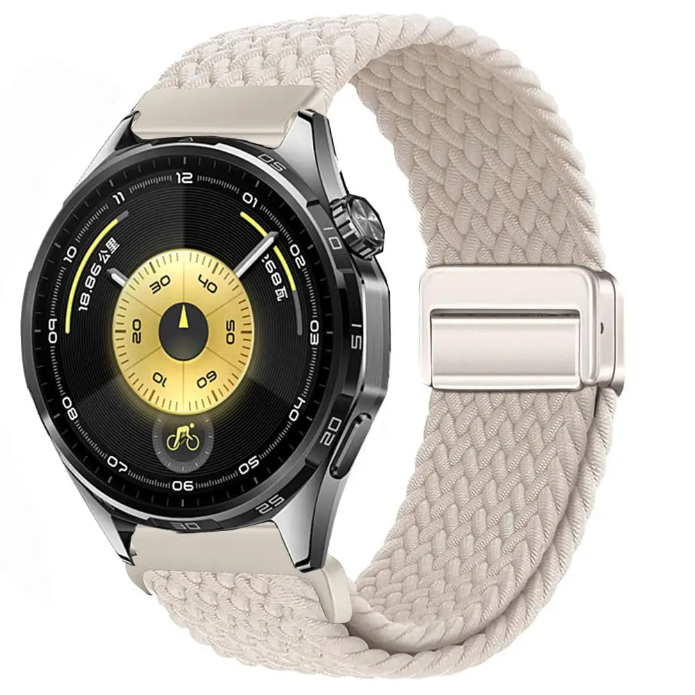Magnetic Braiede Nylon Loop Band for HUAWEI watch GT 6 pro 46mm elastic Accessories Bracelet correa gt6 gt5 22mm watch straps