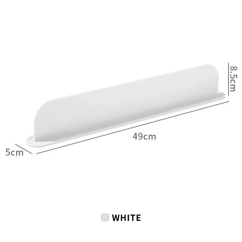 Soft Silicone Kitchen Sink Partition Adhesive Splash Proof Dishwashing And Vegetable Washing Sink Splitter