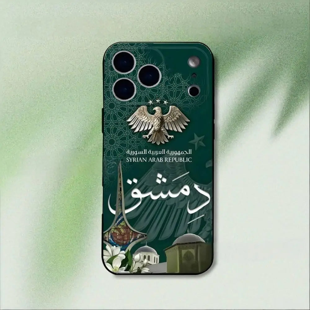 Syrian Arab Republic Syria Phone Case For iPhone 17 16 15 11 12 14 13 Pro Max Mini XS XR 7 Plus 16E Air Shockproof Soft Cover